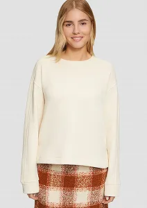 Кофта s.Oliver Undyed з тканини в комбінації synthetic.ua - Фото 1