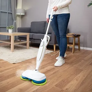 Пароочисник Livingston Steam Twister 1300 Вт Очисник для підлоги, вікон і швів резервуар 330 мл synthetic.ua - Фото 1