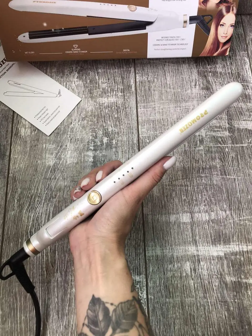 Утюжок-гофре для волосся PROMOZER PM-7061, 45 Вт 150-230С, фото №5