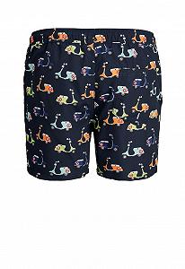 Шорти для плавання JJIBALI JJSWIMSHORTS AKM ITALIA 12186944 Navy Blazer Jack&Jones Темно-синій M synthetic.ua - Фото 1