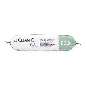 Серветки вологі Cleanic Baby Eco Pure Water для дітей, 99% вода, з алантоїном, без запаху, 50 штук synthetic.ua - Фото 1
