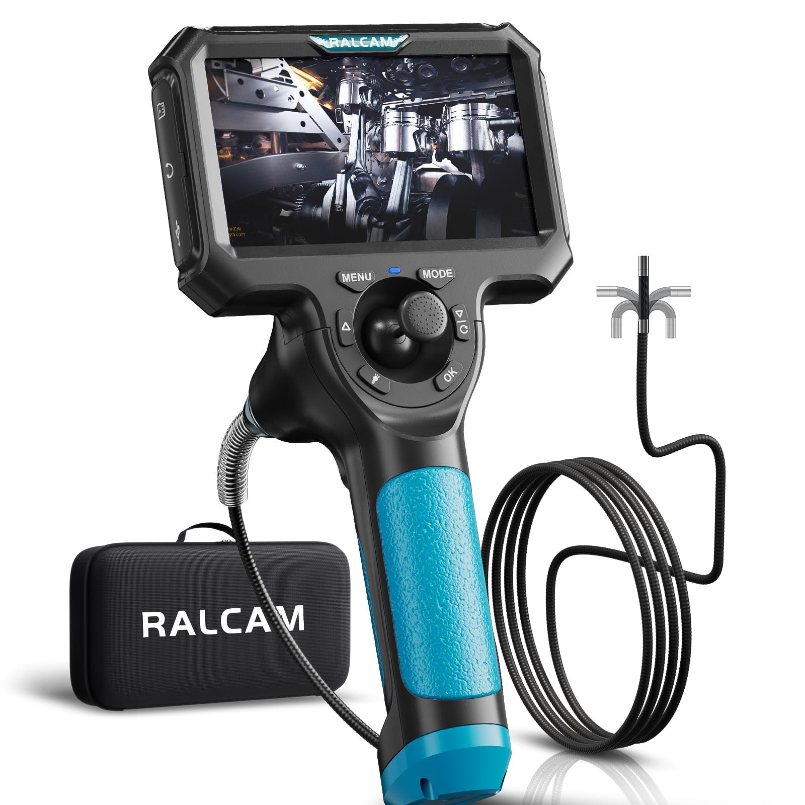 Ендоскоп Ralcam 6.2 mm з камерою, 360°, 1280 x 720, з 6 LED, IP67 водонепроникний, 1 m, фото №1