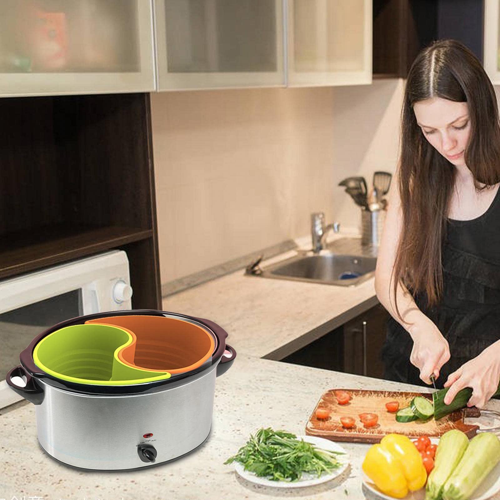 Вкладыши Youding Reusable Slow Cooker Separator Insert для мультиварок 6 литров, фото №7