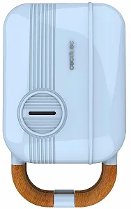 Сендвічниця Cecotec Vintage Rock'Ntoast / 700 Вт / 3 змінні пластини synthetic.ua - Фото 1