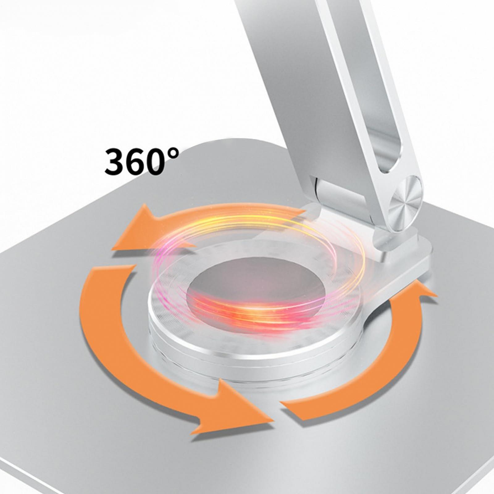 Підставка для ноутбука складана ергономічна з поворотною віссю зі сплаву, фото №8