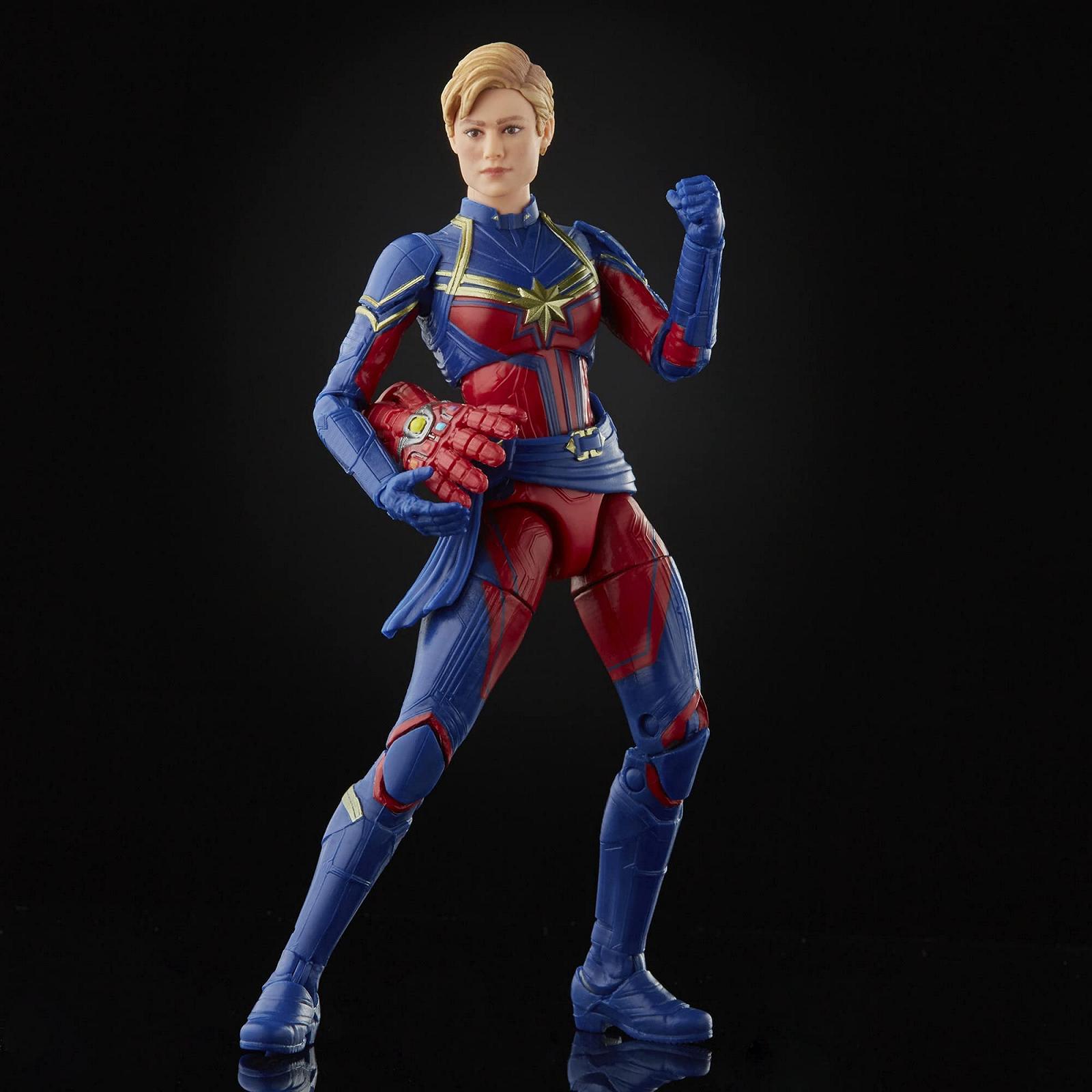 Фигурки Marvel Капитан Марвел и Спасательная Броня Hasbro Legends Series 15 см, Infinity Saga, с 12 аксессуарами, F0190, разноцветные, фото №5