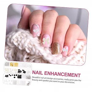 Стразы для ногтей FRCOLOR, украшения для ногтей, подвески в виде цветов synthetic.ua - Фото 1