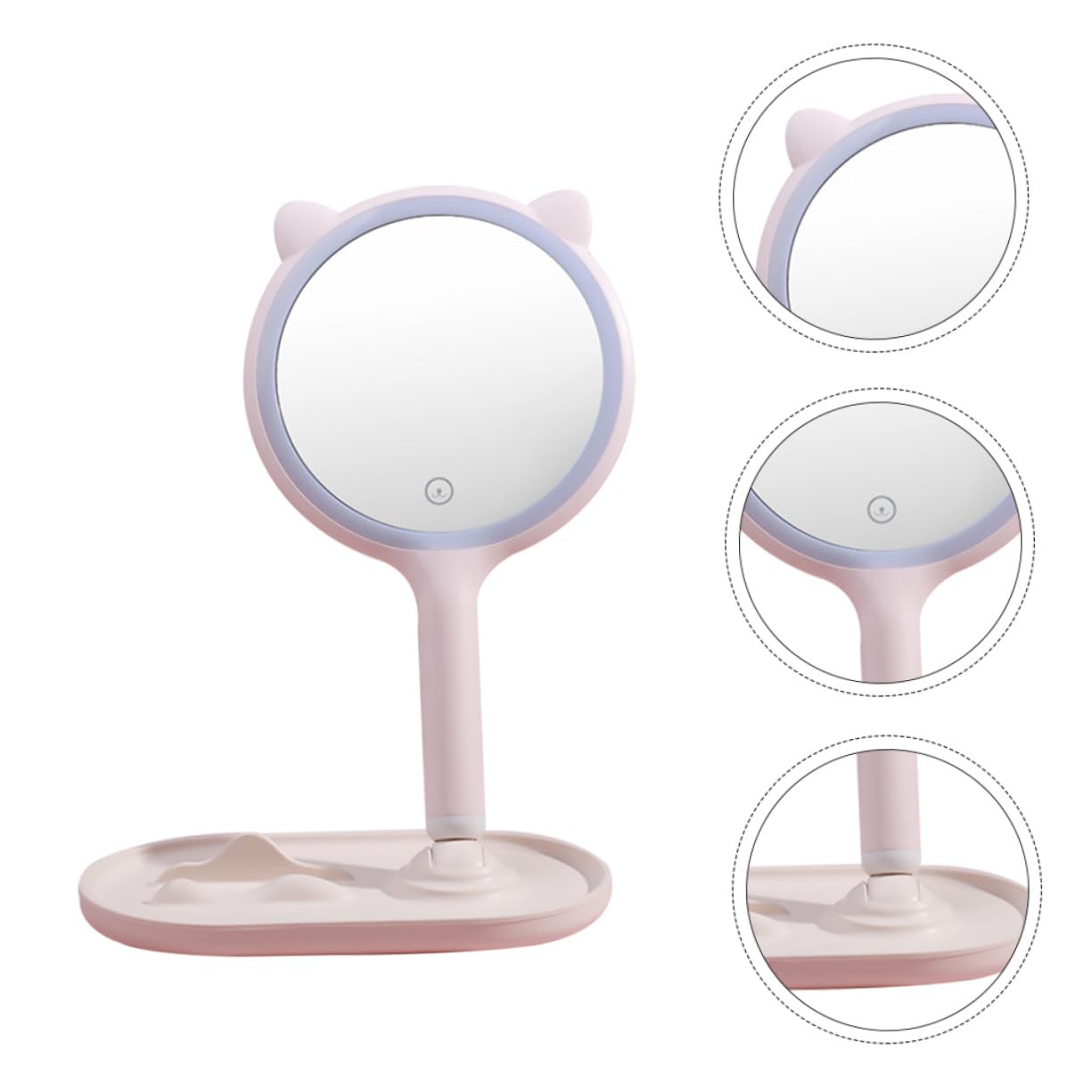 Люстерко Angoily 1Stk LED косметичне подорожнє з підсвіткою, фото №3 Люстерко Angoily 1Stk LED косметичне подорожнє з підсвіткою, фото №3