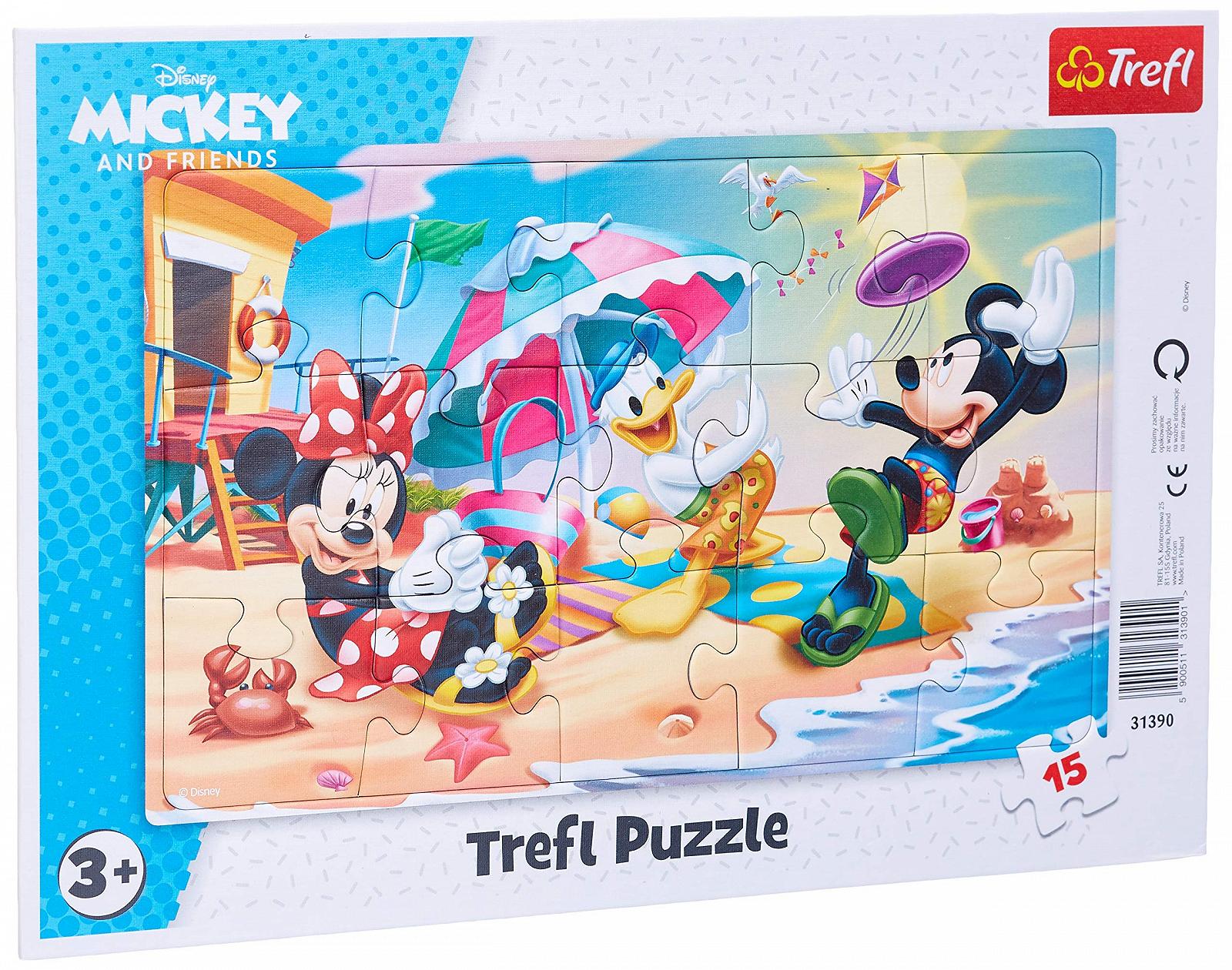 Пазл Trefl Frame Puzzle Beach Games 15 элементов, фото №1 Пазл Trefl Frame Puzzle Beach Games 15 элементов, фото №1