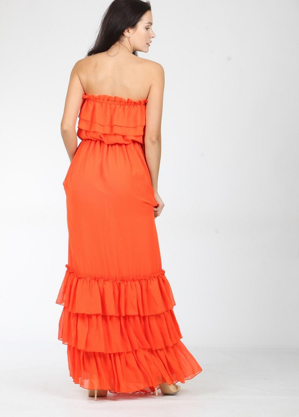 Платье MOZAH S Оранжевый (ND-926-1-Orange), фото №6