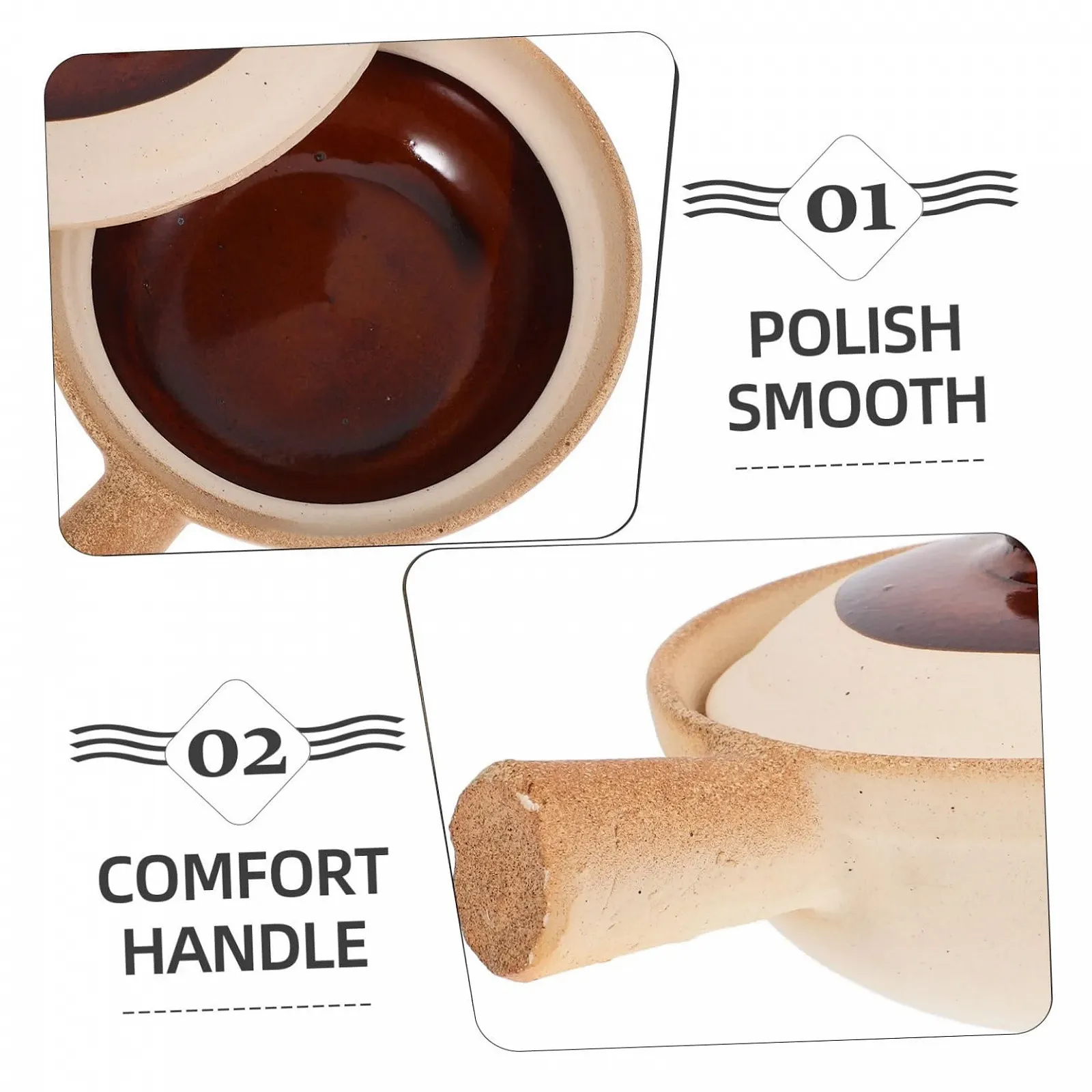 Горщик Sosoport Керамічний для пароварки Порційний, фото №8