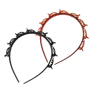 Набір з 2 обручів для волосся з затискачами - Фото 1