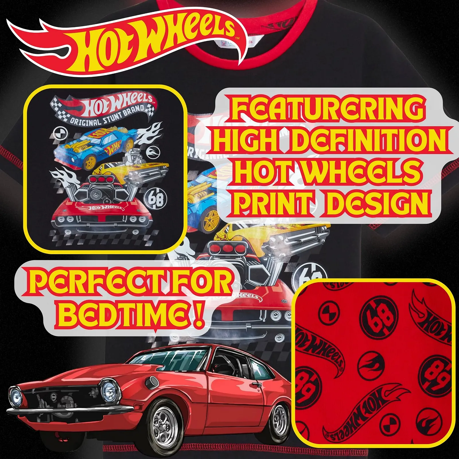 Пижама Hot Wheels для мальчиков, детская, фото №5 Пижама Hot Wheels для мальчиков, детская, фото №5