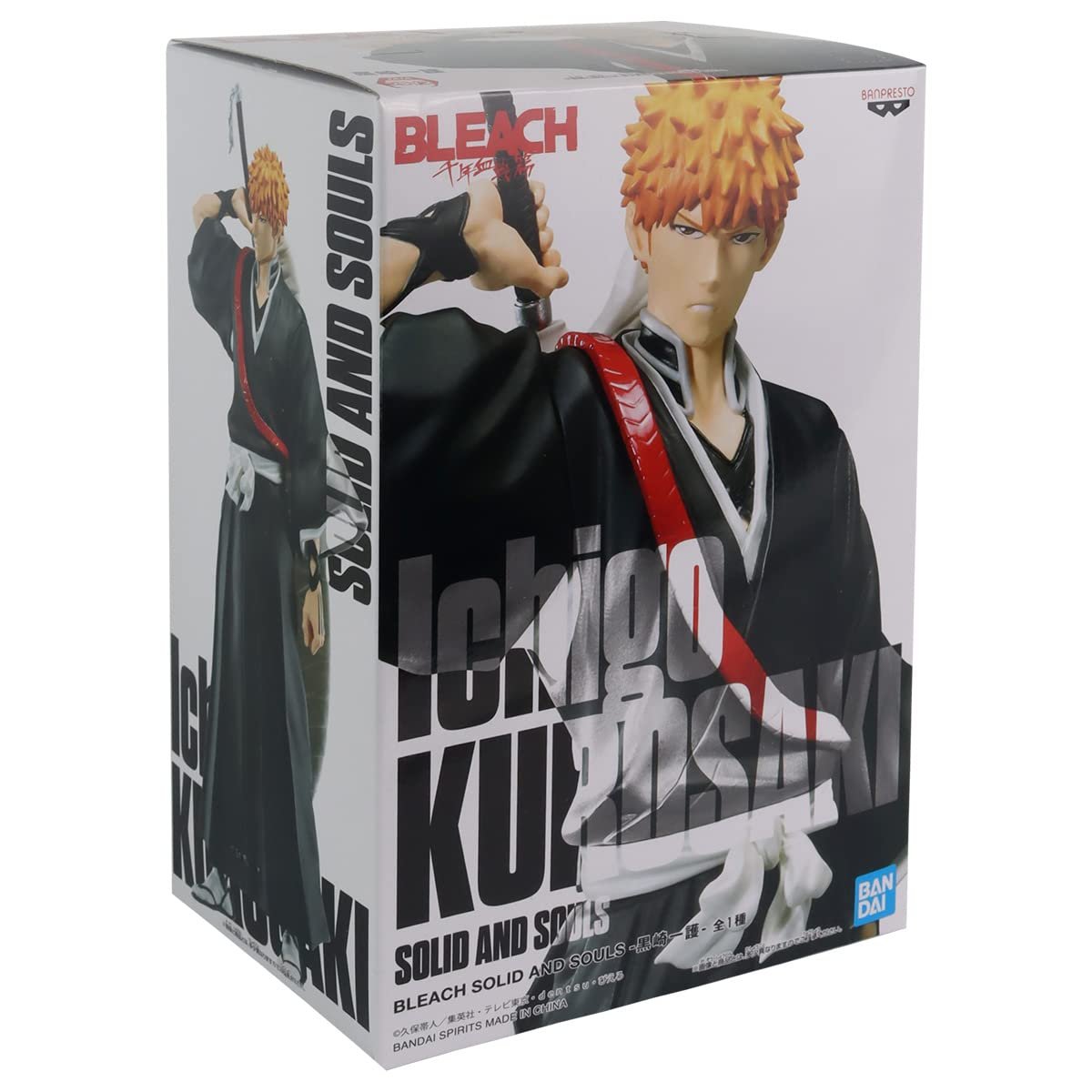 Фігурка BANPRESTO Bleach-Ichigo Kurosaki Solid and Souls 17 см, різнокольоровий, M, фото №7