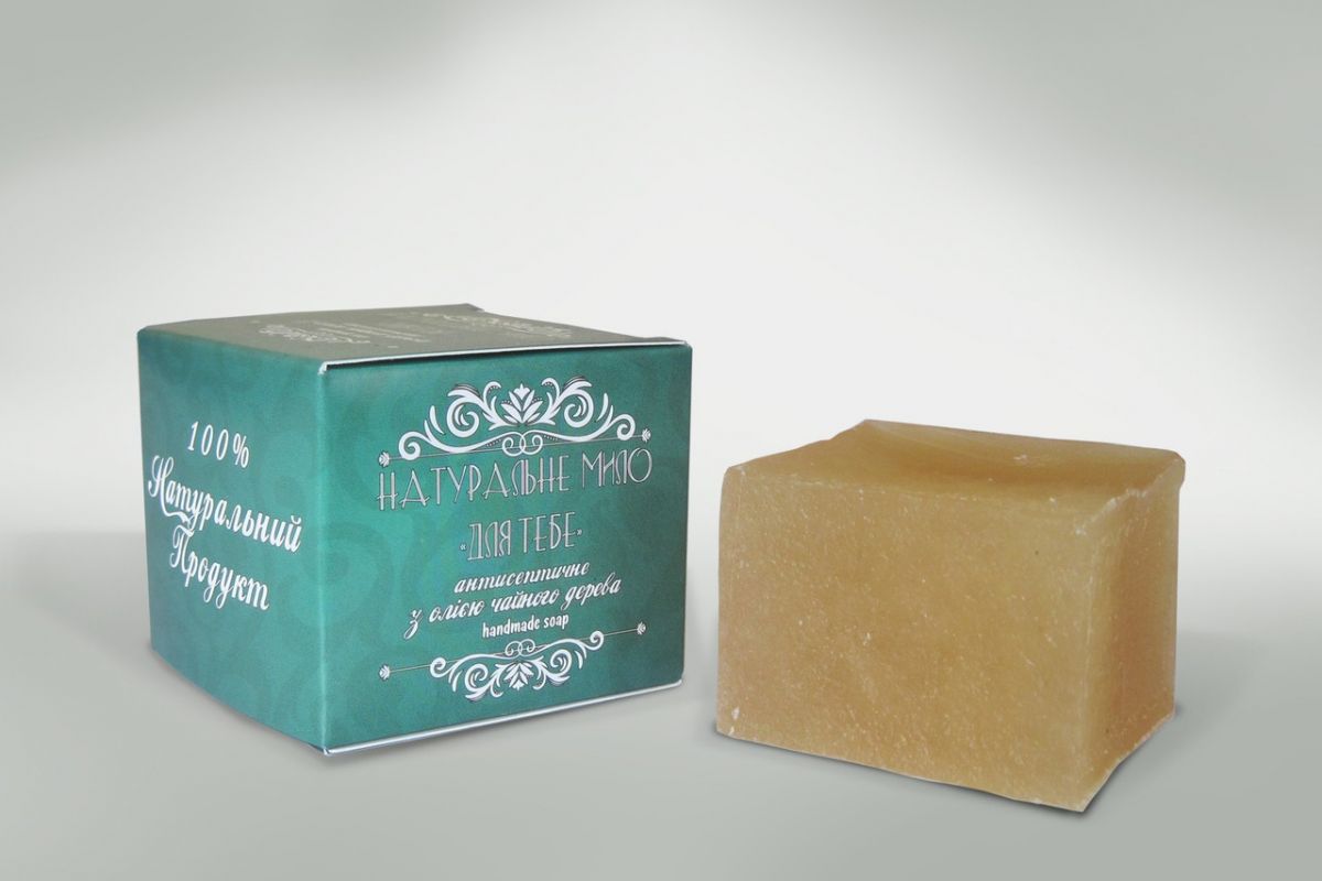 Натуральне мило з маслом чайного дерева 110 г Фіторія, фото №1 Натуральне мило з маслом чайного дерева 110 г Фіторія, фото №1