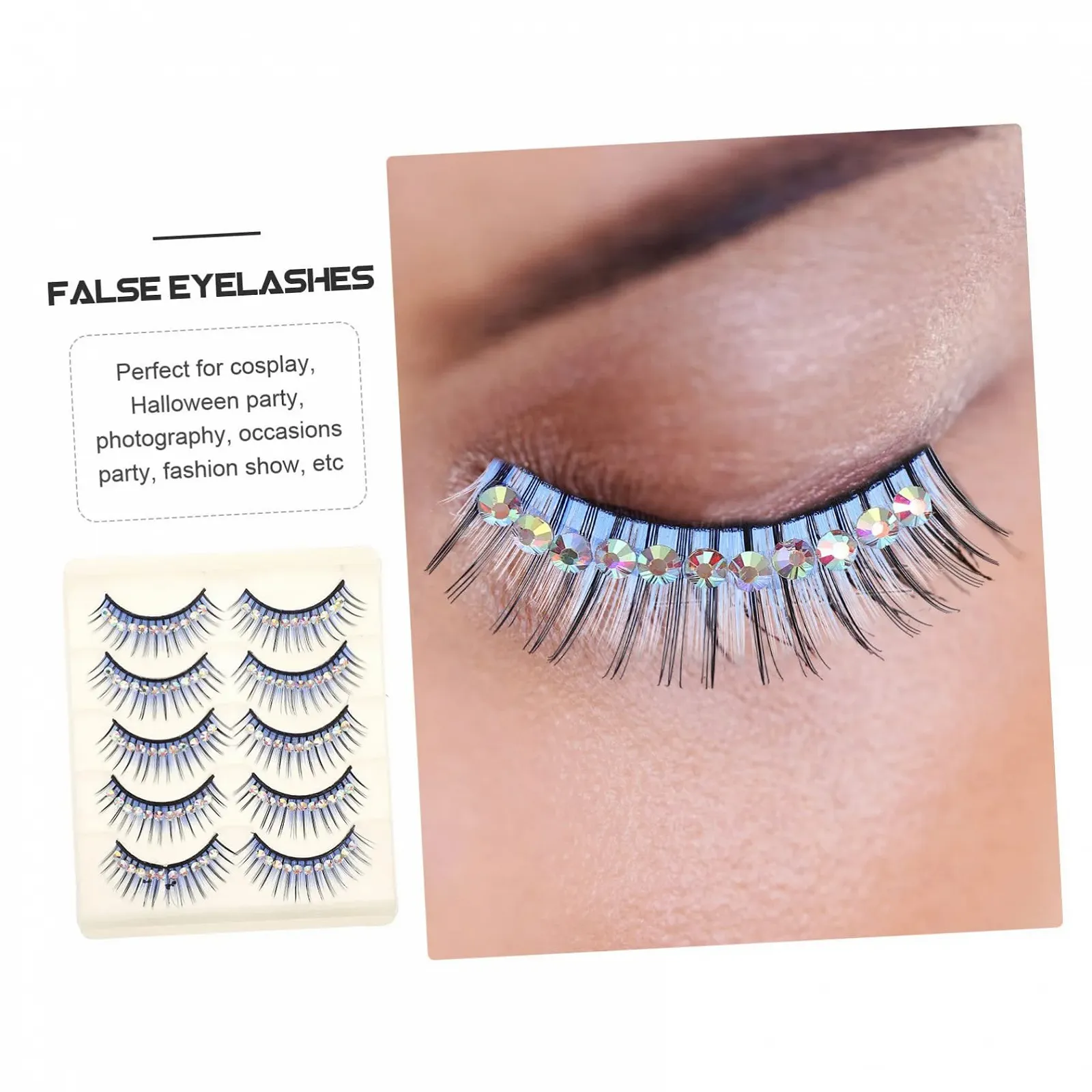 Накладные Ресницы DOITOOL Бриллиант 6d Натуральный Жесткий Стержень из Химического Волокна, фото №7