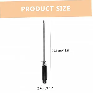 Мусат точильний ABOOFAN із нержавіючої сталі з ергономічною ручкою synthetic.ua - Фото 1