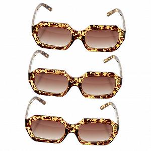 Квадратні Сонцезахисні Окуляри Vintage-стиль PACKOVE 3 пари - Фото 1