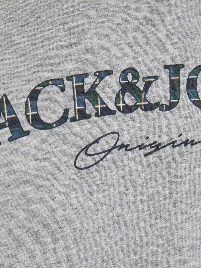 Світшот Jack&Jones SWEAT CREW NECK 12180410 Сірий XXL, фото №4