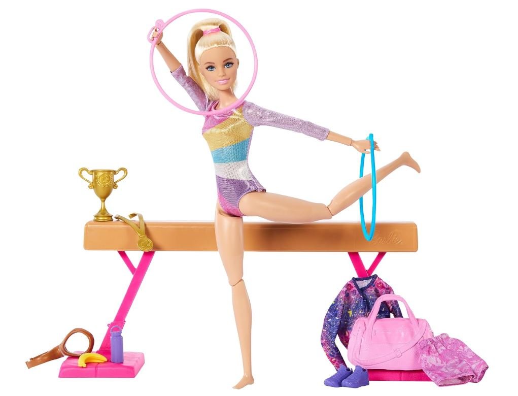 Barbie блондинка Барбі гімнастка з аксесуарами, фото №5