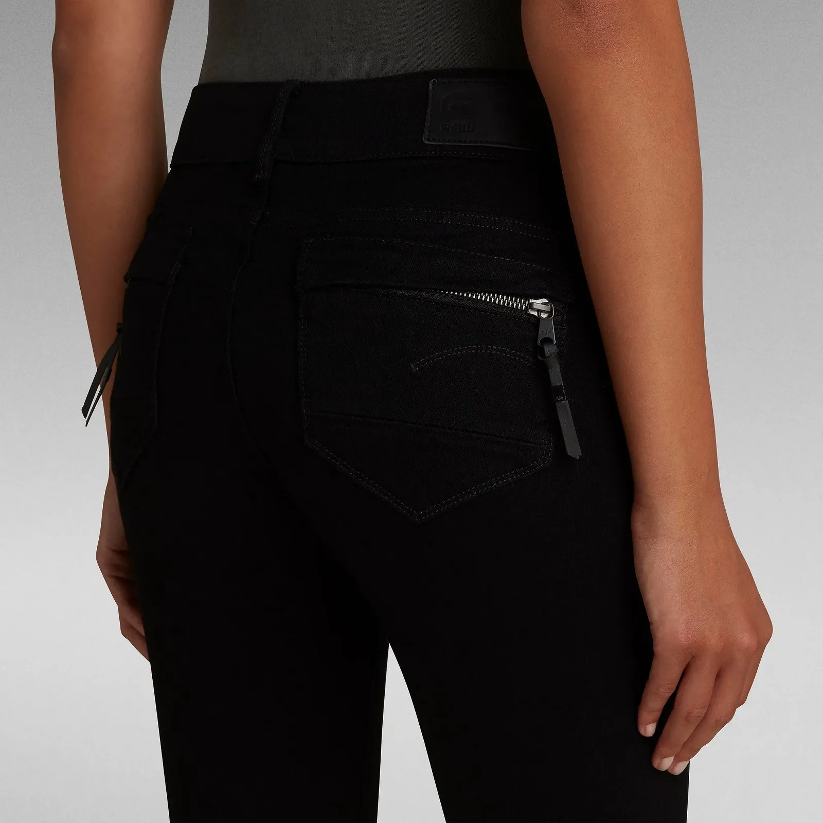 Жіночі джинси G‑STAR RAW Midge Cody Mid Skinny Jeans Pitch Black - 35, фото №3 Жіночі джинси G‑STAR RAW Midge Cody Mid Skinny Jeans Pitch Black - 35, фото №3