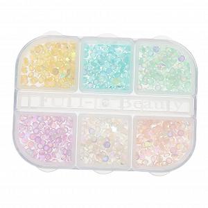 Украшения для ногтей Mikinona Fashion 6 шт, смола, бусины русалки для маникюра - Фото 1