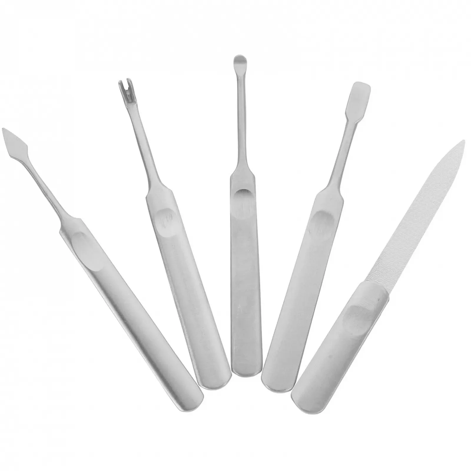 Набор инструментов для ухода за ногтями Healvian, 5 предметов, для использования дома и в путешествиях, фото №1