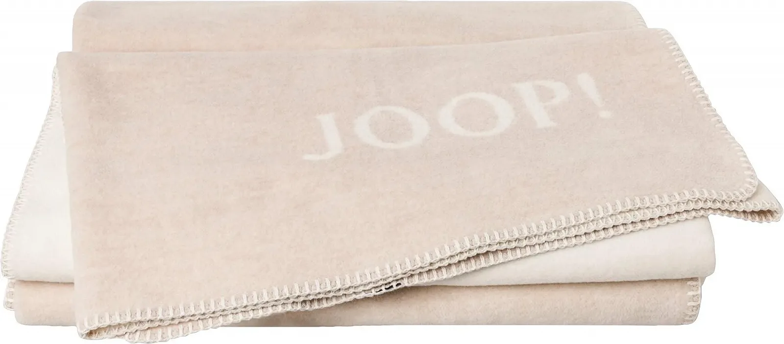 Одеяло Joop! Uni Doubleface 150 x 200 см кремовый / натуральный, фото №1