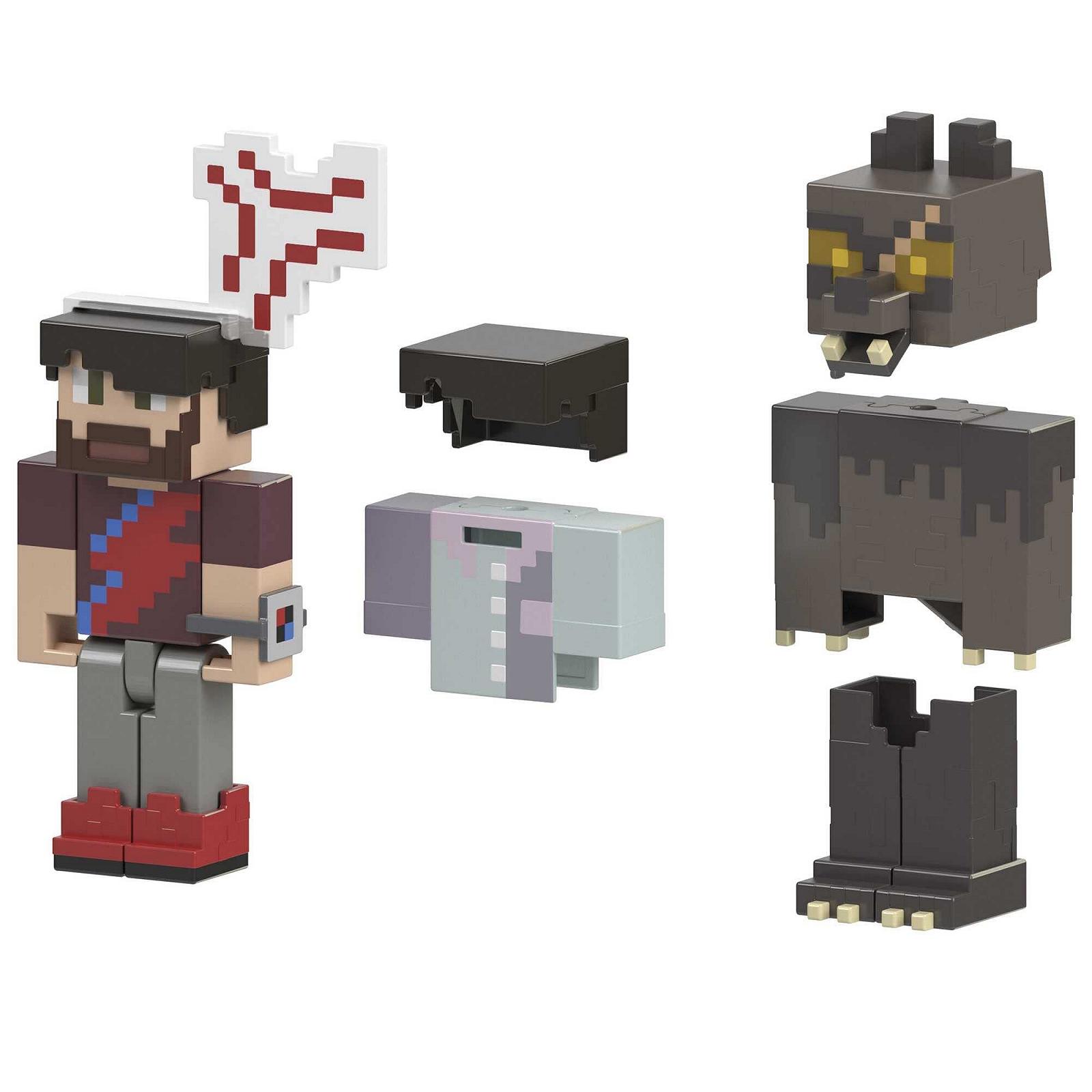 Фігурка Mattel Minecraft Creator Series Camp Enderwood Cryptid з 2 наборами аксесуарів, фото №1