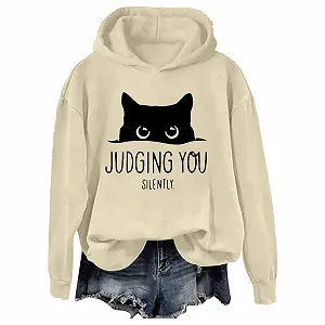 Женская Удобная Толстовка с круглым вырезом, Мягкая Зимняя Толстовка с круглым вырезом, Рождественская Свободная Теплая Толстовка с длинными рукавами для женщин synthetic.ua - Фото 1