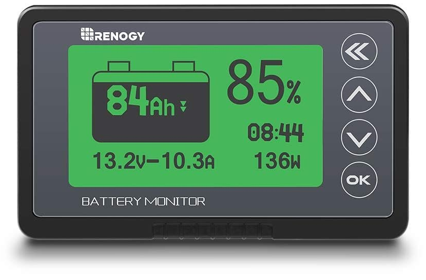 Монітор ємності акумулятора Renogy TF03K 500A / 10 - 120V Чорний, фото №1 Монітор ємності акумулятора Renogy TF03K 500A / 10 - 120V Чорний, фото №1