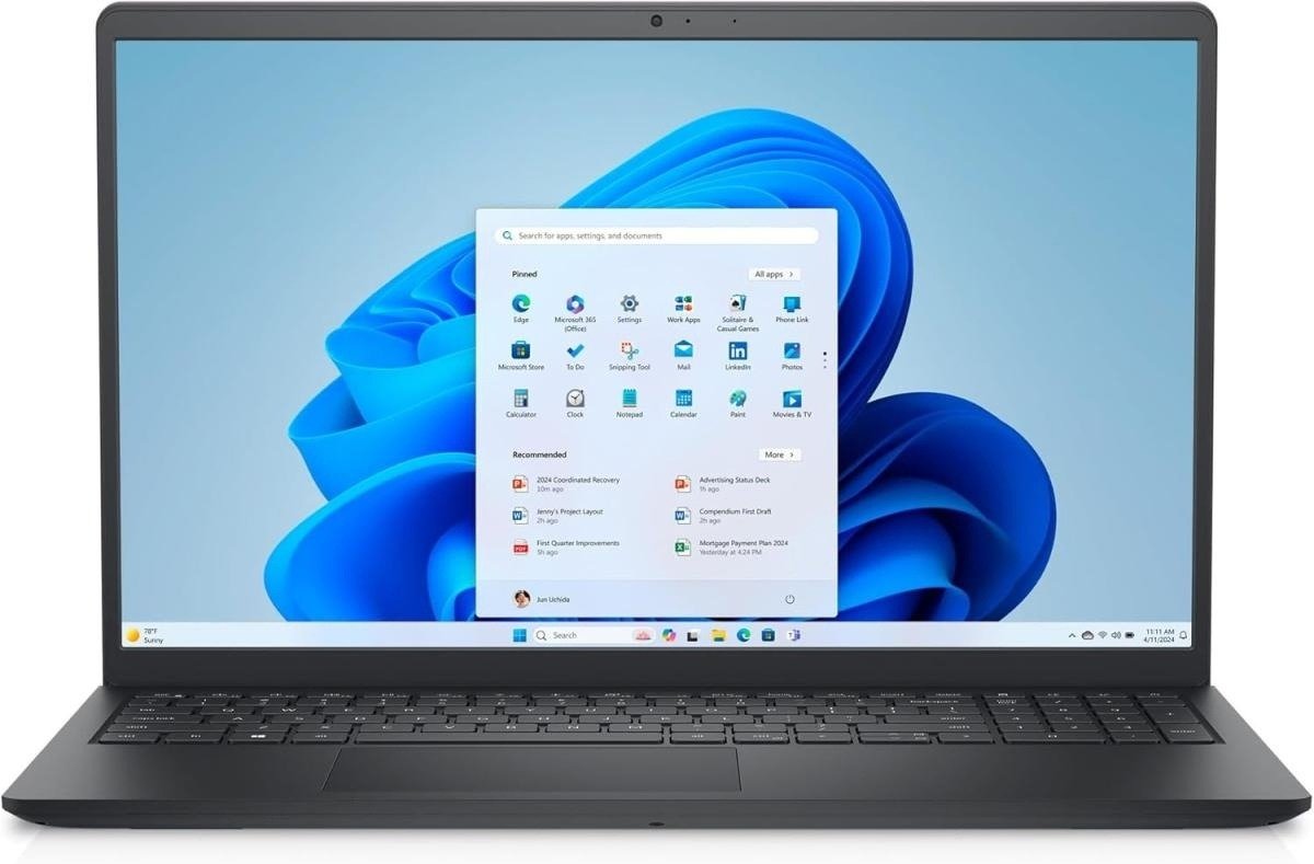 Ноутбук 15.6'' Dell Inspiron 15 3535 Ryzen 5 7520U RAM 8GB SSD 512GB Windows 11 (UKR), фото №1