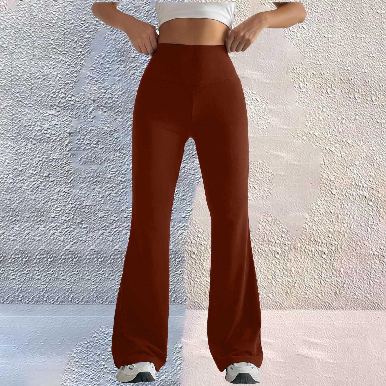 Леггинсы Vhersily 2025 Bootcut с высокой талией, клеш, Push Up, эластичные Для пилатеса и фитнеса, фото №2