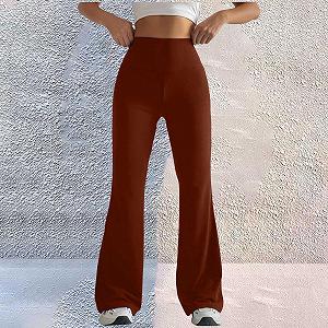 Леггинсы Vhersily 2025 Bootcut с высокой талией, клеш, Push Up, эластичные Для пилатеса и фитнеса synthetic.ua - Фото 1