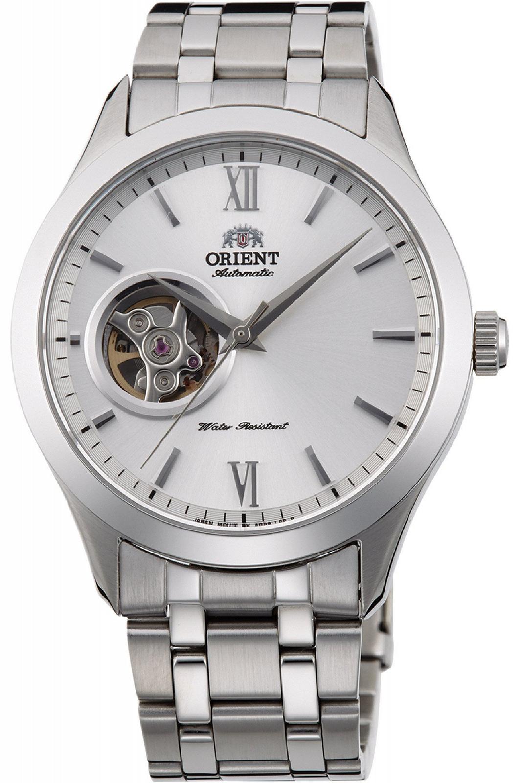 Механические часы Orient Classic Open Heart Мужские Автоматические Скелетон Стальной браслет, фото №1
