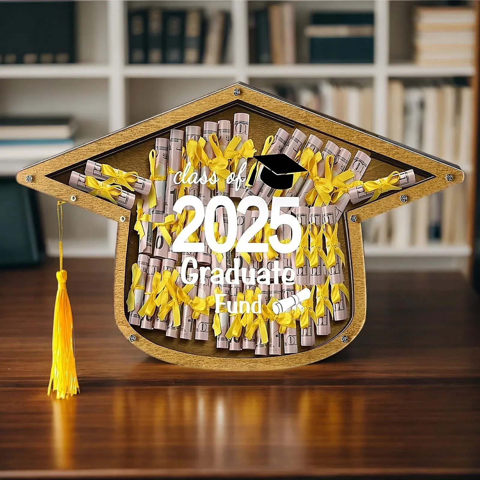 Скарбничка Abschluss-Geldbox дерев'яна для випускного, фото №3