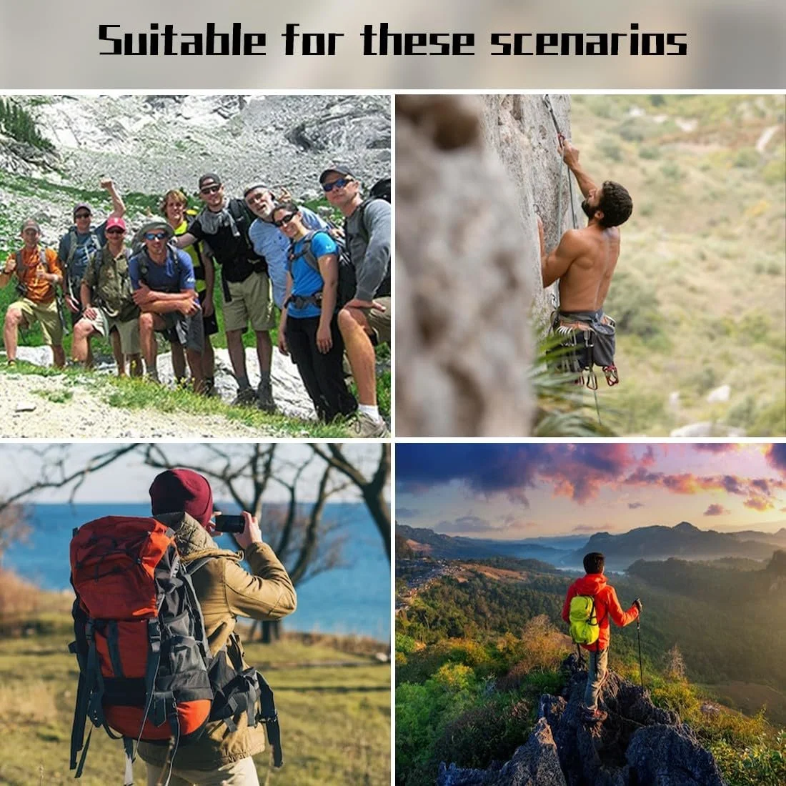 Крючок JEYORZY Карабин 3 шт. Разноцветный, фото №6