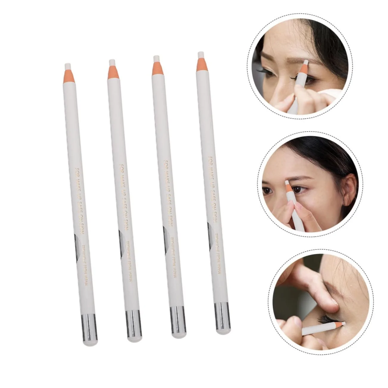 Олівець для очей Angoily білий, фото №3 Олівець для очей Angoily білий, фото №3