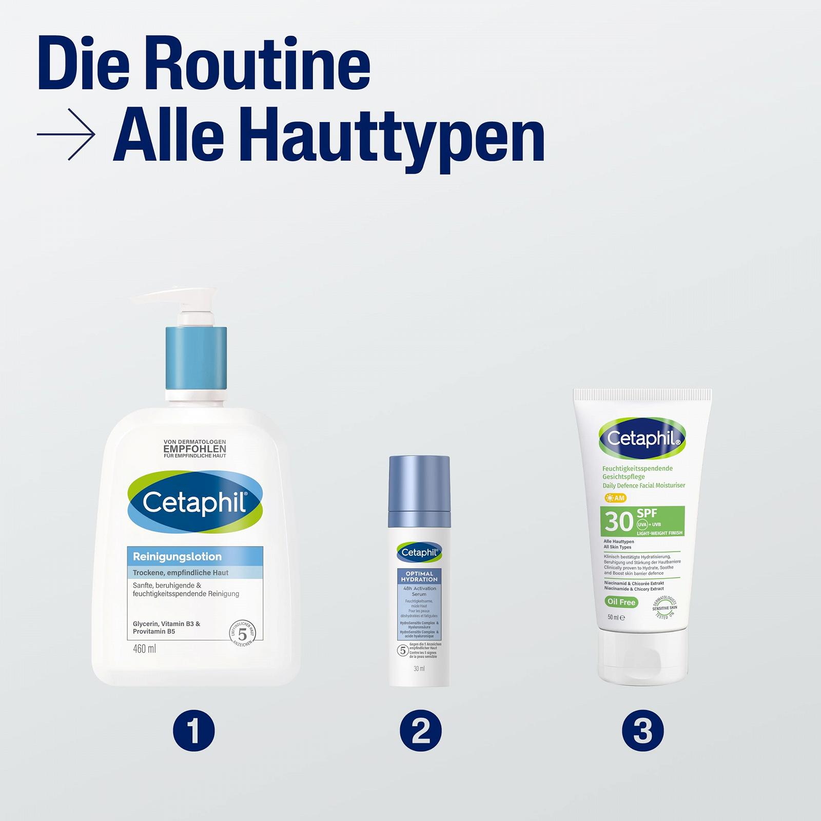Денний крем Cetaphil SPF 30 50 мл зволожувальний для сухої та чутливої шкіри, фото №8