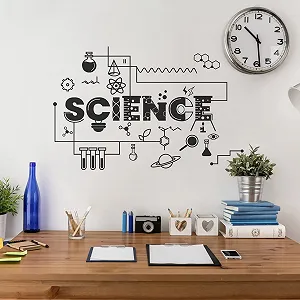 Наклейка на стіну SUPERDANT Science Наукові інструменти Вінілова для лабораторії та класу - Фото 1