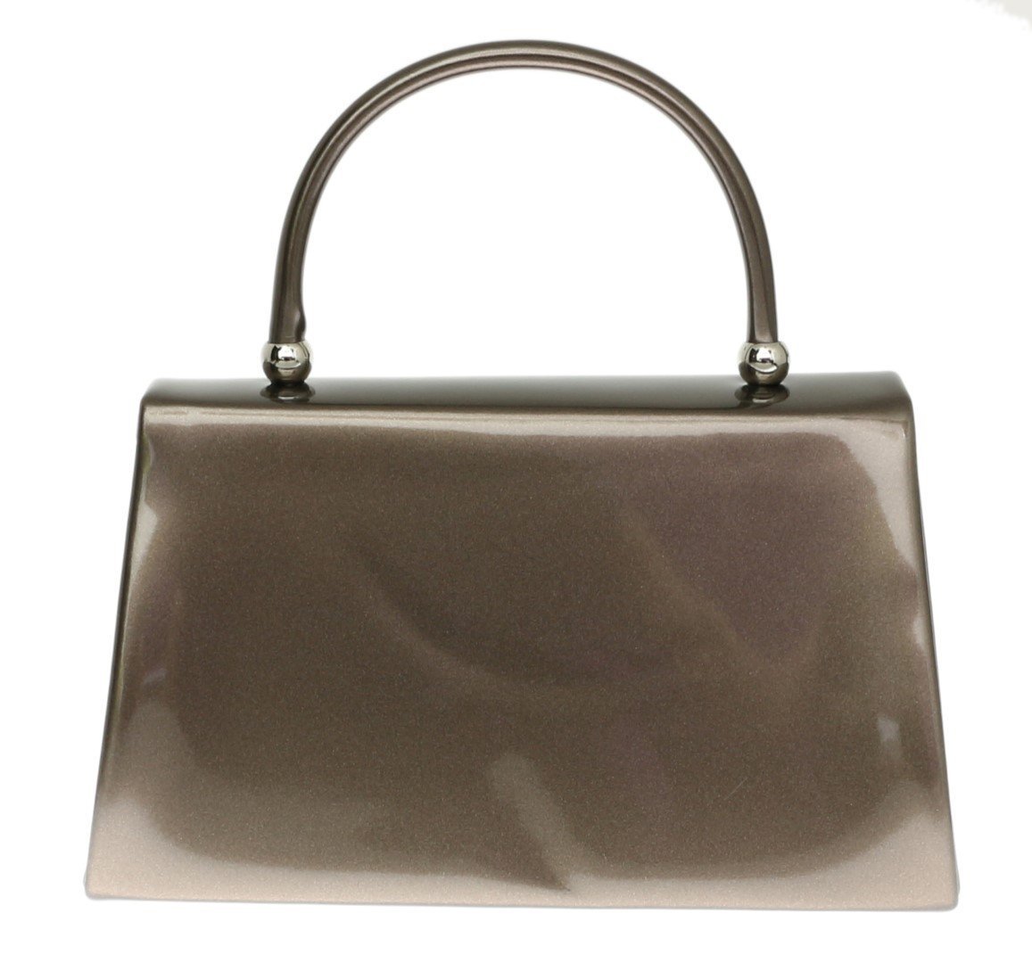 Клатч Girly Handbags лакований, жіночий, маленький жорсткий, фото №3