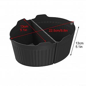 Вкладыш Slow Cooker для мультиварки 6-8 кварт, многоразовый и стираемый в машине, черный synthetic.ua - Фото 1