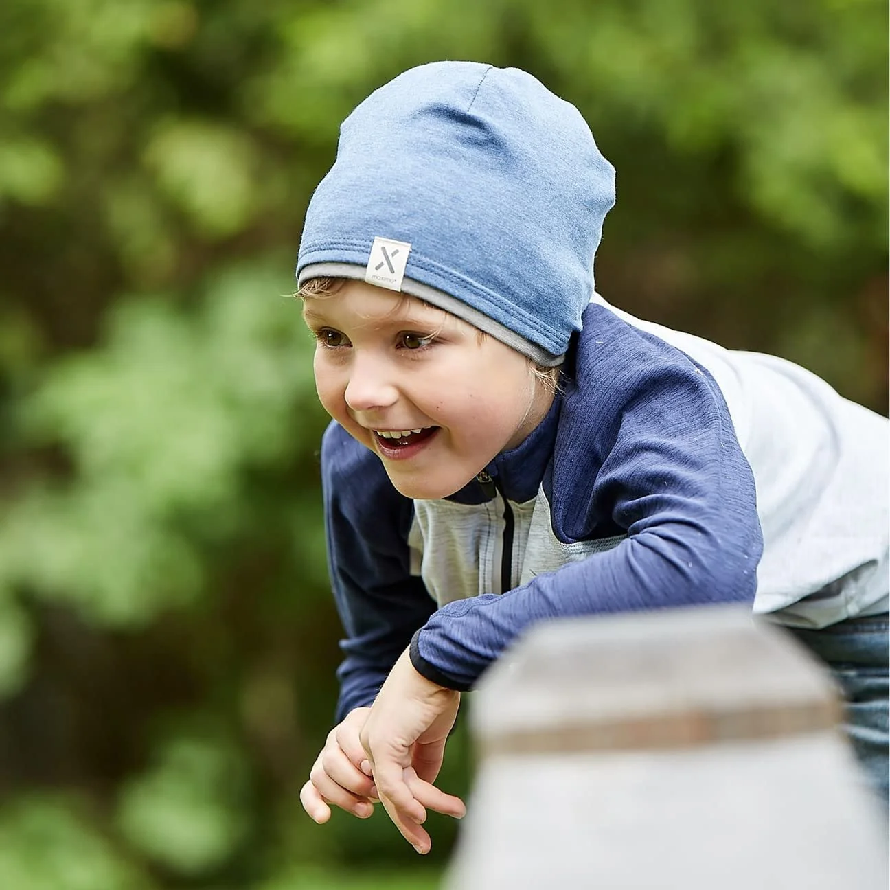 Шапка-біні Дитяча maximo GOTS Jersey Melange Бавовняна, фото №1 Шапка-біні Дитяча maximo GOTS Jersey Melange Бавовняна, фото №1