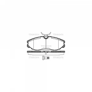 Комплект тормозных колодок, дисковый тормоз TRISCAN 8110 14174 для FORD NISSAN, Передняя ось - Фото 1