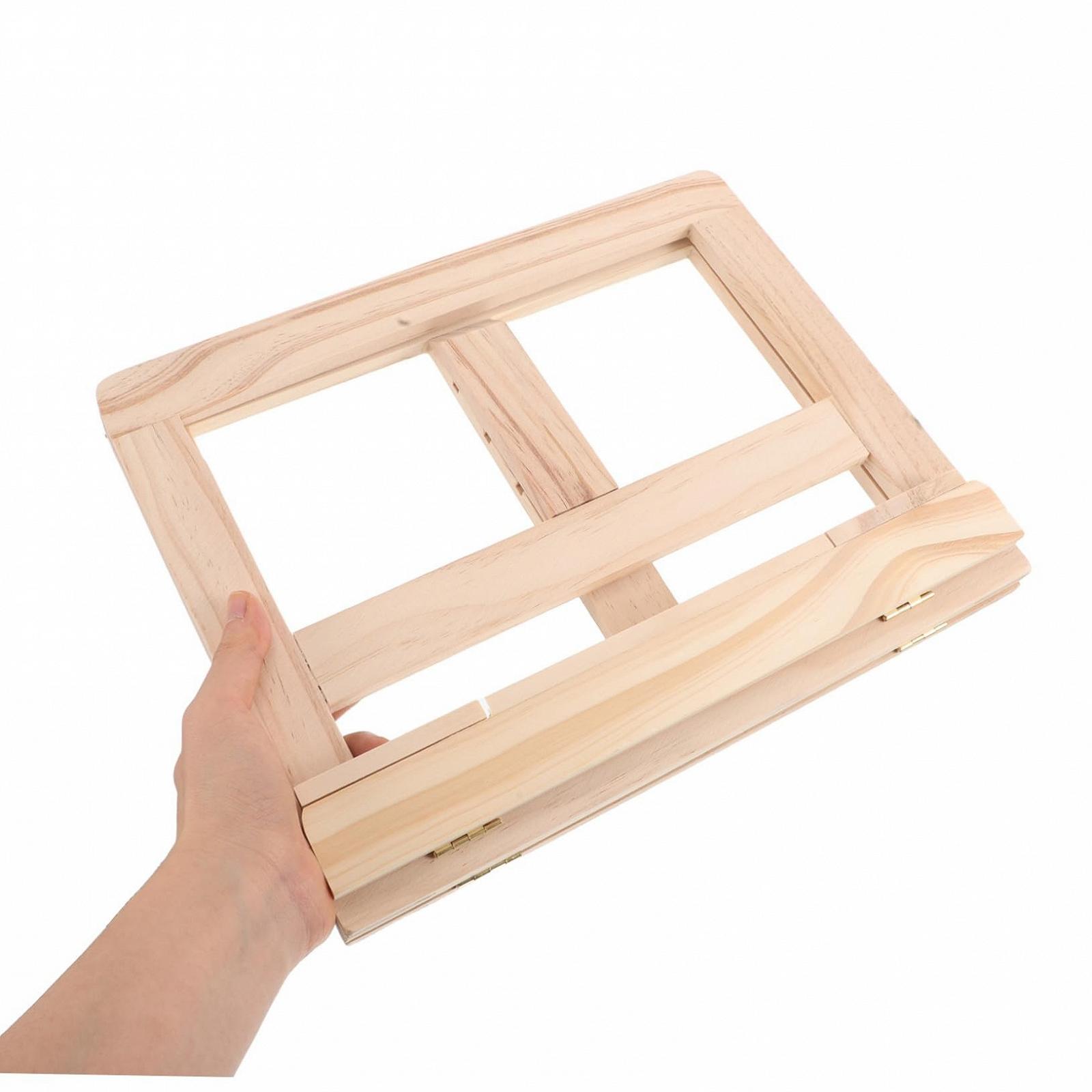 Регулируемая складная деревянная подставка для книг. Эргономичная подставка для ноутбука и планшета. Прочная, экономит место для кулинарных книг, учебников, стола и часов чтения., фото №4 Регулируемая складная деревянная подставка для книг. Эргономичная подставка для ноутбука и планшета. Прочная, экономит место для кулинарных книг, учебников, стола и часов чтения., фото №4