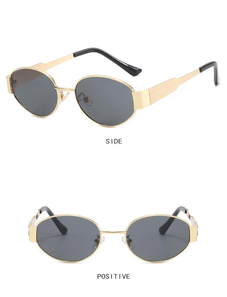 Солнцезащитные очки Retro Lnjya Круглые White, фото №1