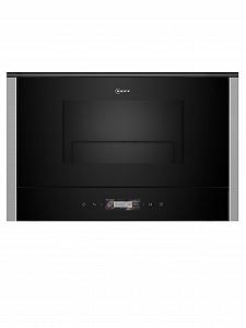 Вбудована мікрохвильова піч NEFF N 70 NL4GR31N1 з грилем 40 x 60 см Full Touch TFT-дисплей автоматичні програми Easy Clean LED-підсвічування нержавіюча сталь - Фото 1