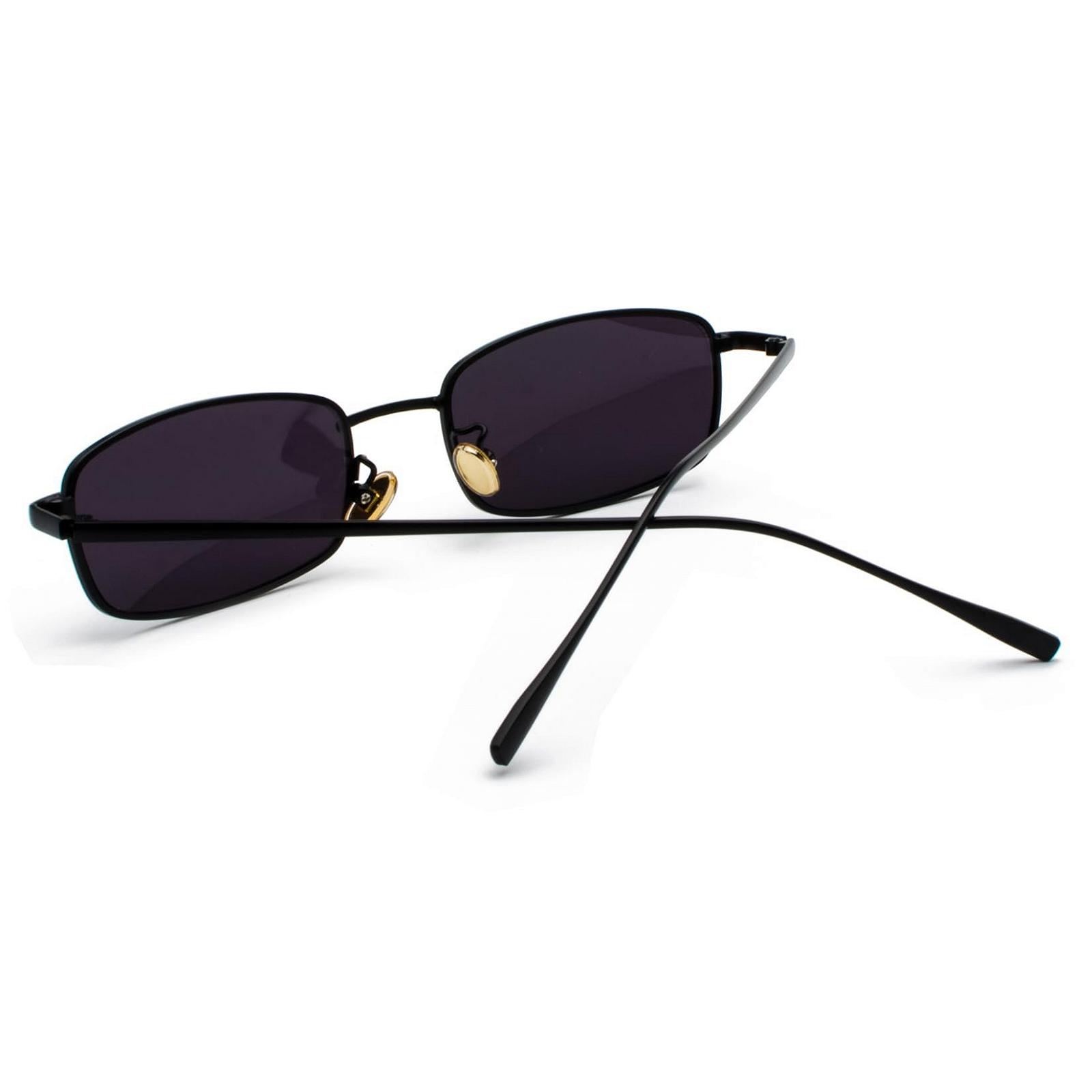 Сонцезахисні окуляри прямокутні RUNHUIS Retro Classic Small Vintage Металева оправа, фото №4