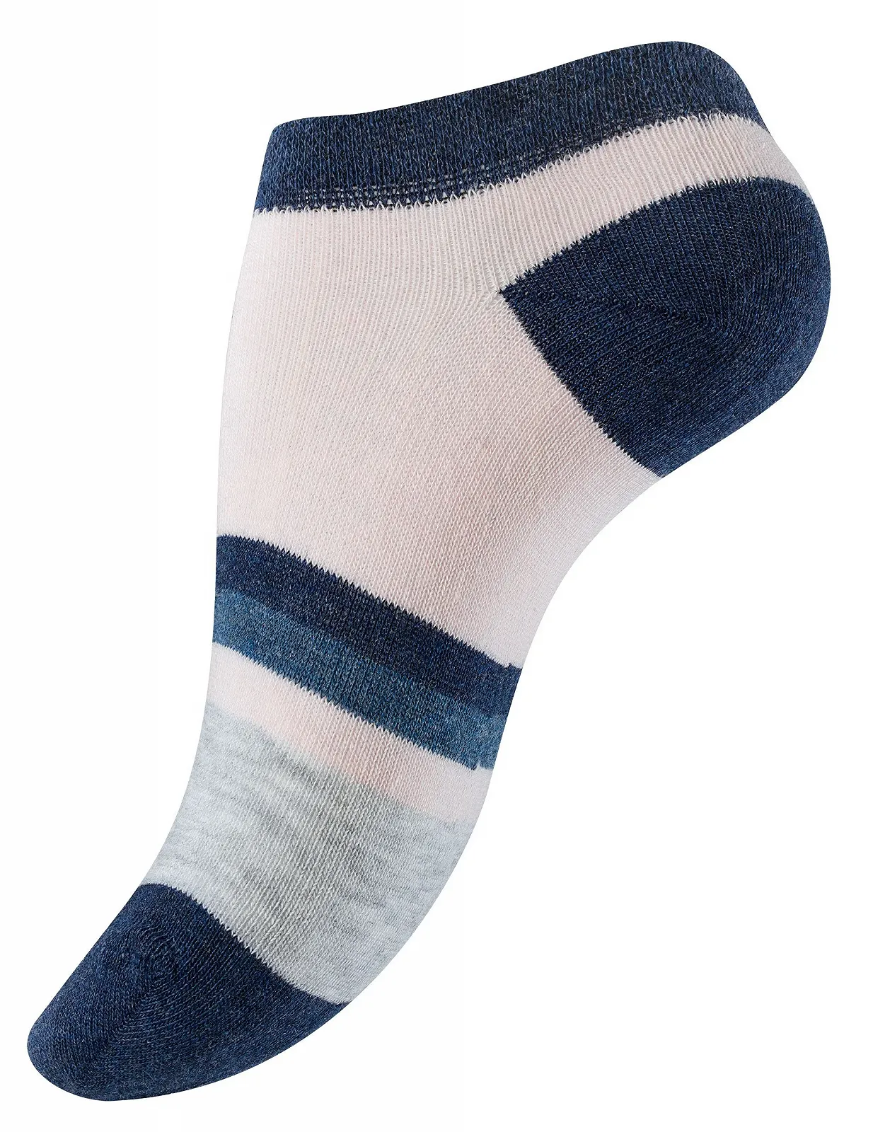 Носки Vincent Creation Женские спортивные, 8 или 12 пар, разноцветные, в полоску и горошек, фото №3