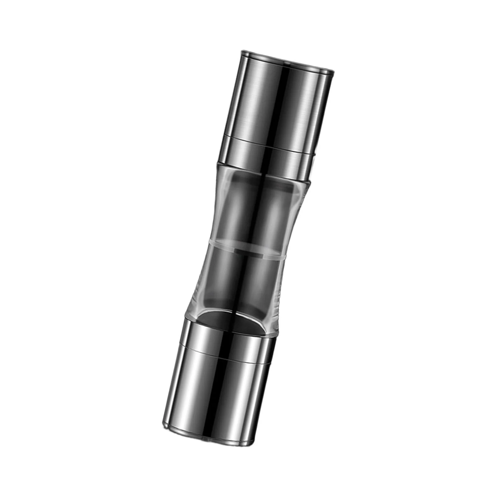 Ручний подвійний млинок Ергономічний дизайн Нержавіюча сталь Прозора пляшка, фото №7